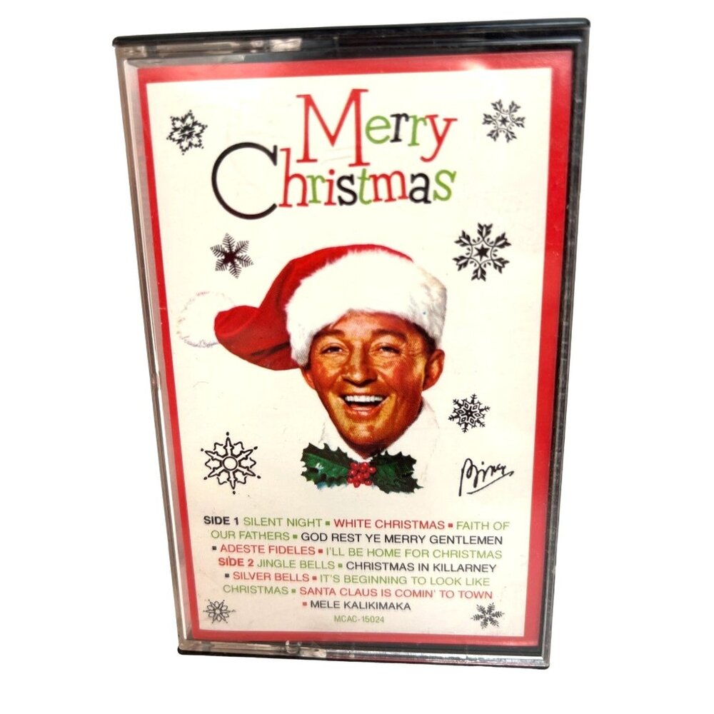Bing Crosby "Merry Christmas" (Cassette Tape, 1984) A334